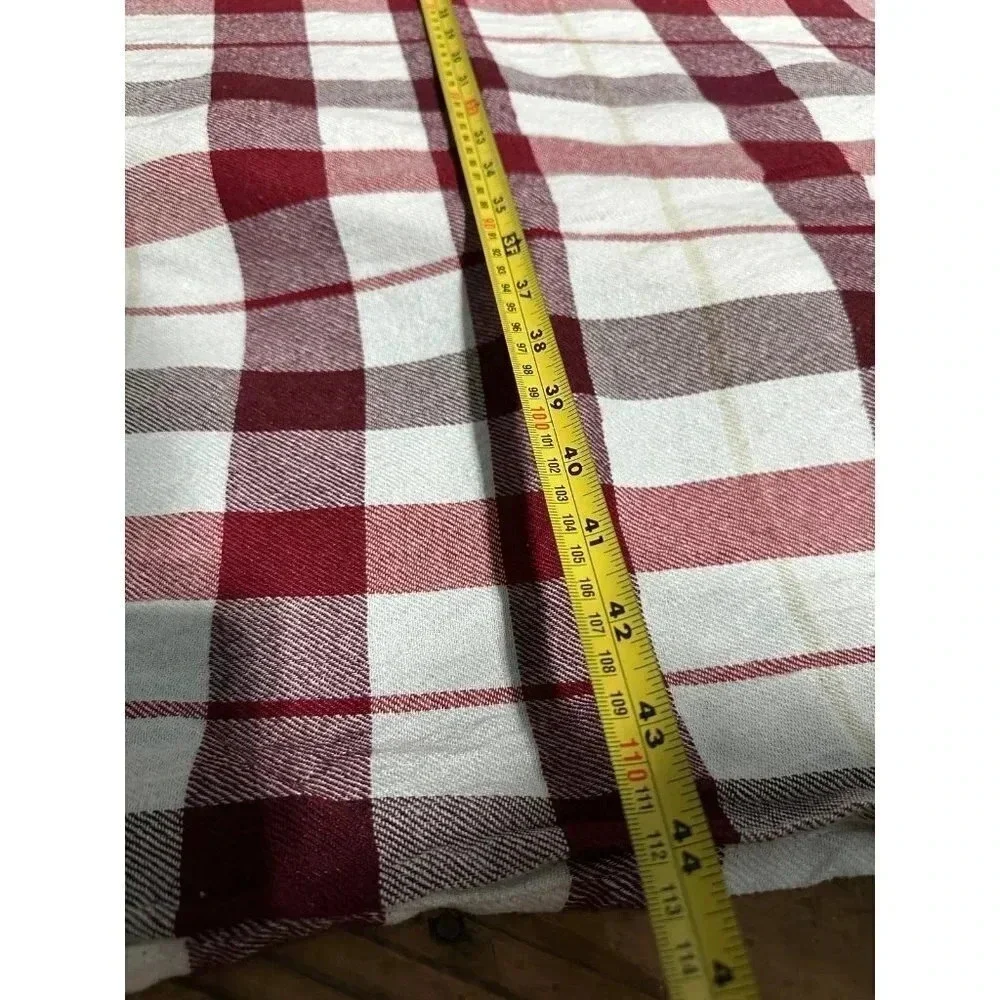 Cuisinart Red Plaid fabric tablecloth